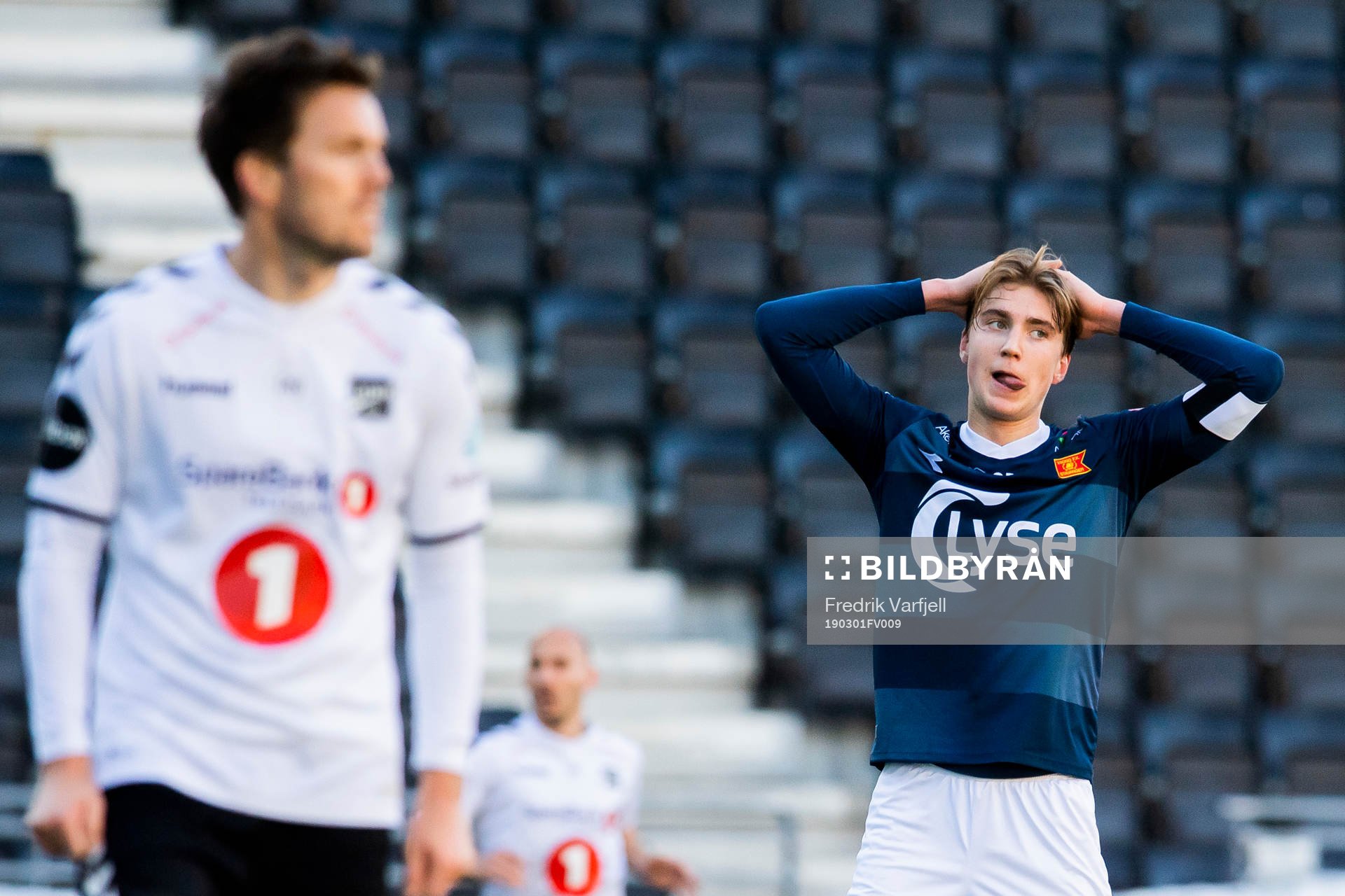 Kristian Thorstvedt of Viking looks dejected