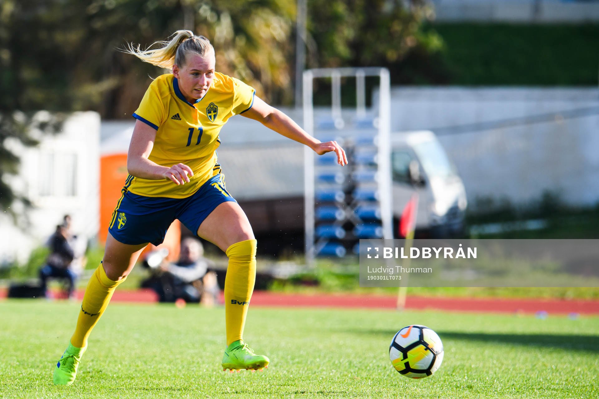 Stina Blackstenius of Sweden