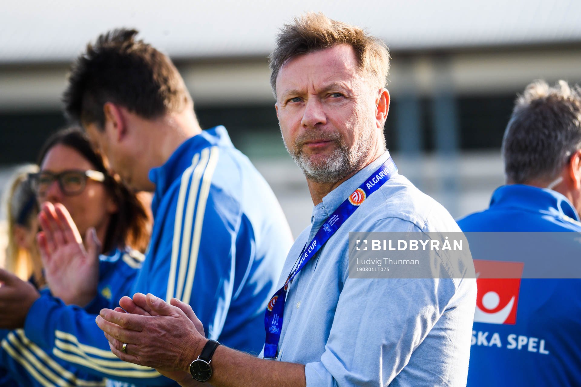 Peter Gerhardsson, head coach of Sweden