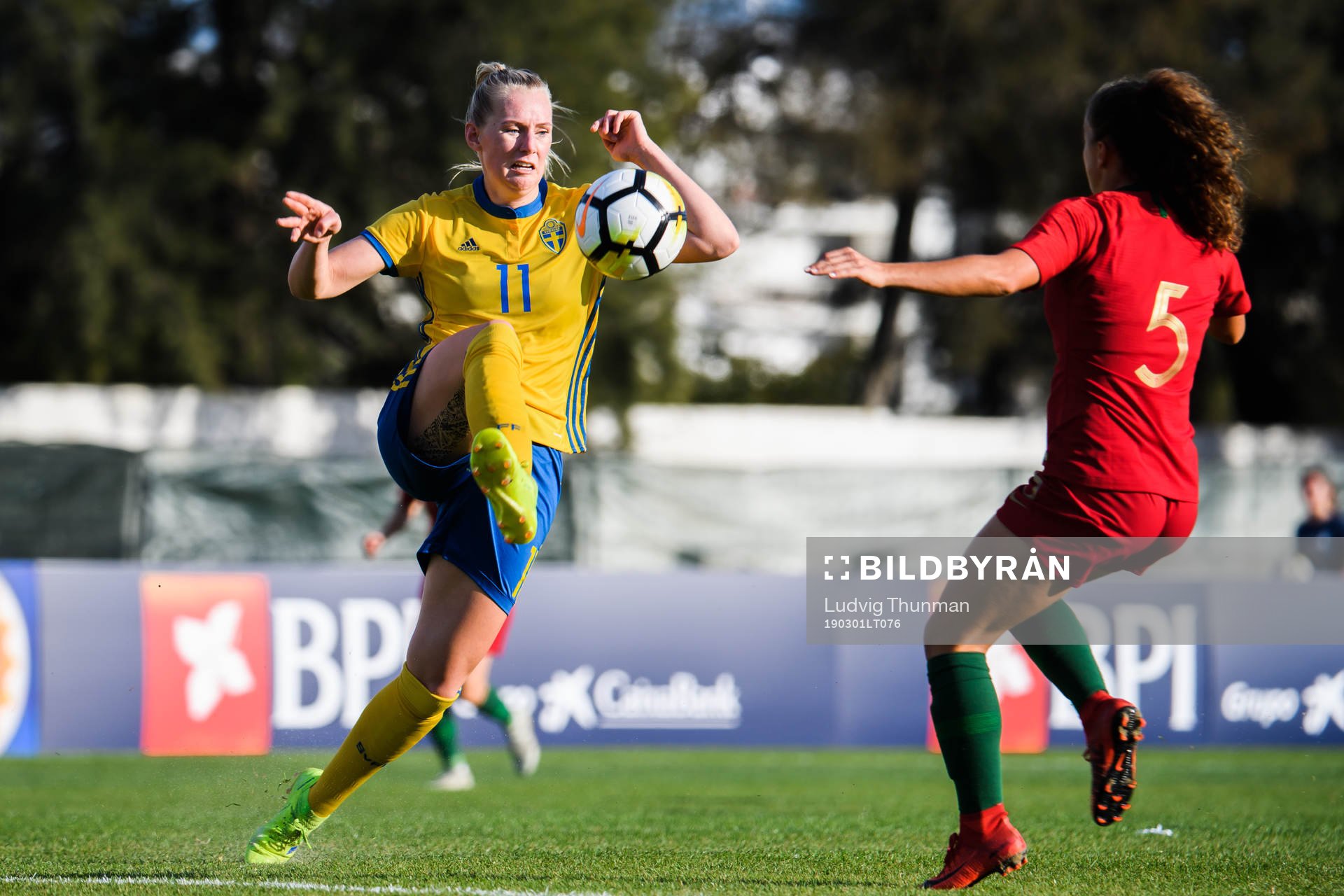 Stina Blackstenius of Sweden