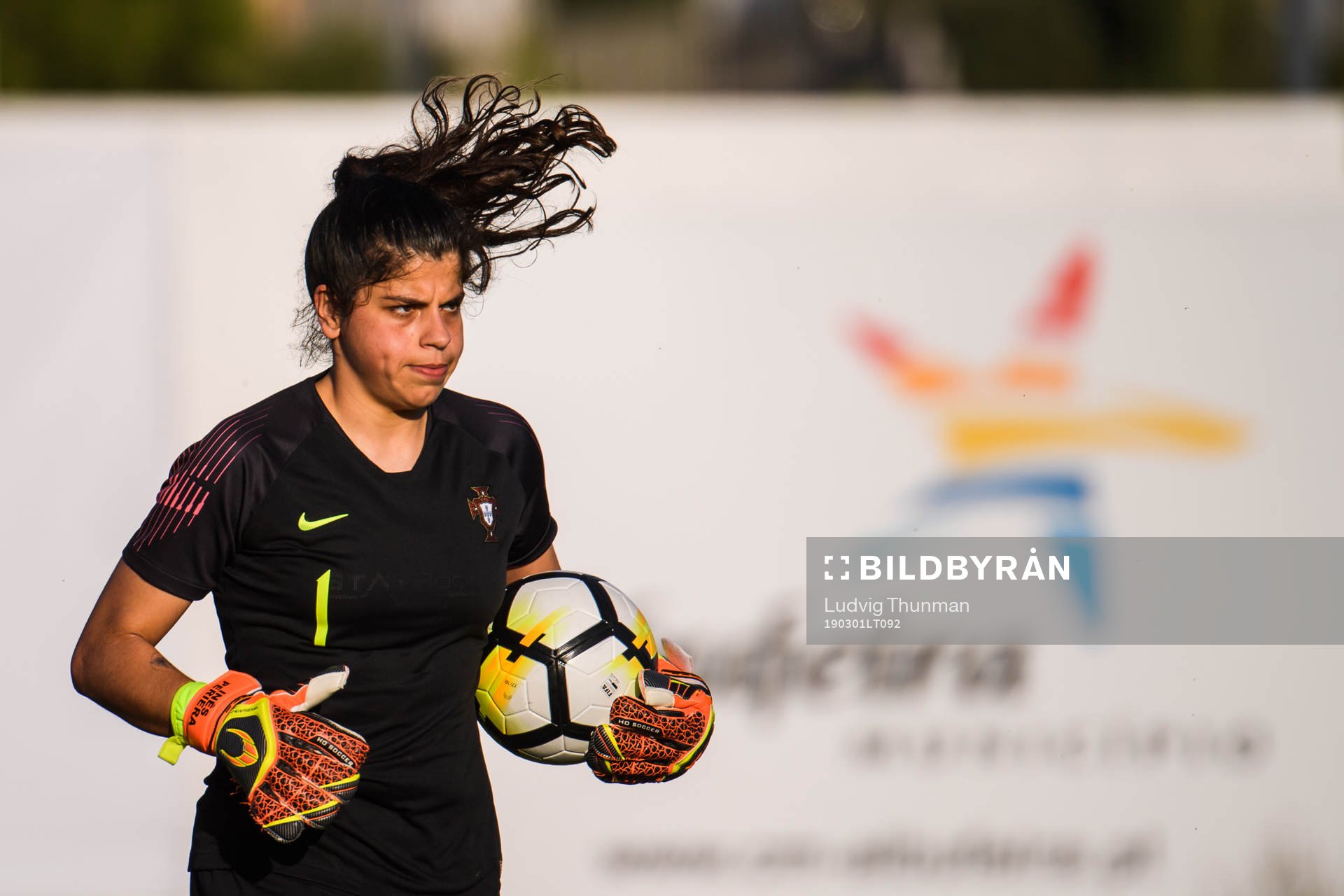 Goalkeeper Ines Pereira of Portugal