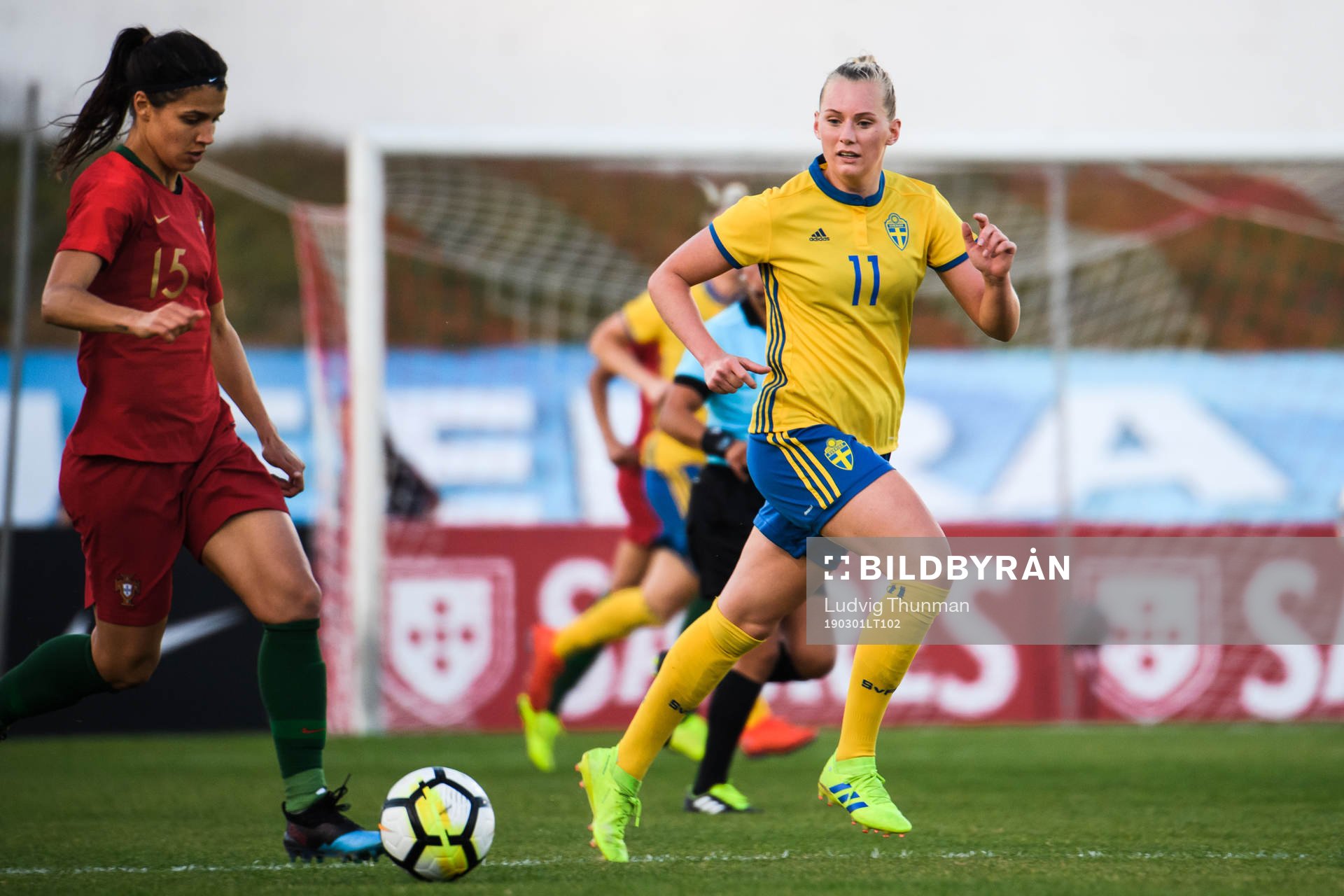 Stina Blackstenius of Sweden