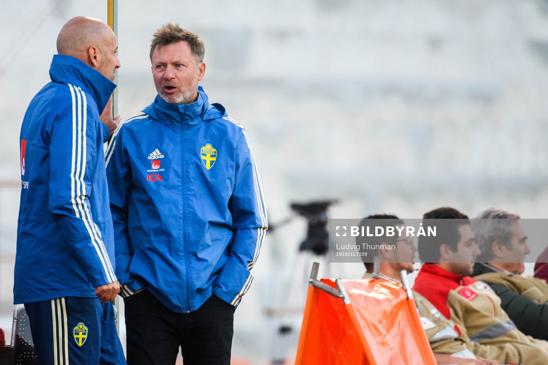 Magnus Wikman, assistant coach and Peter Gerhardsson, head