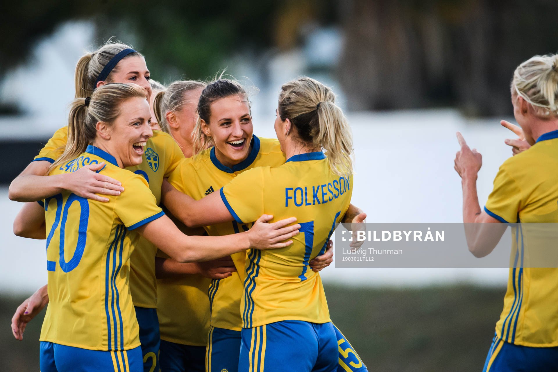 Olivia Schough, Nathalie Björn and Hanna Folkesson of