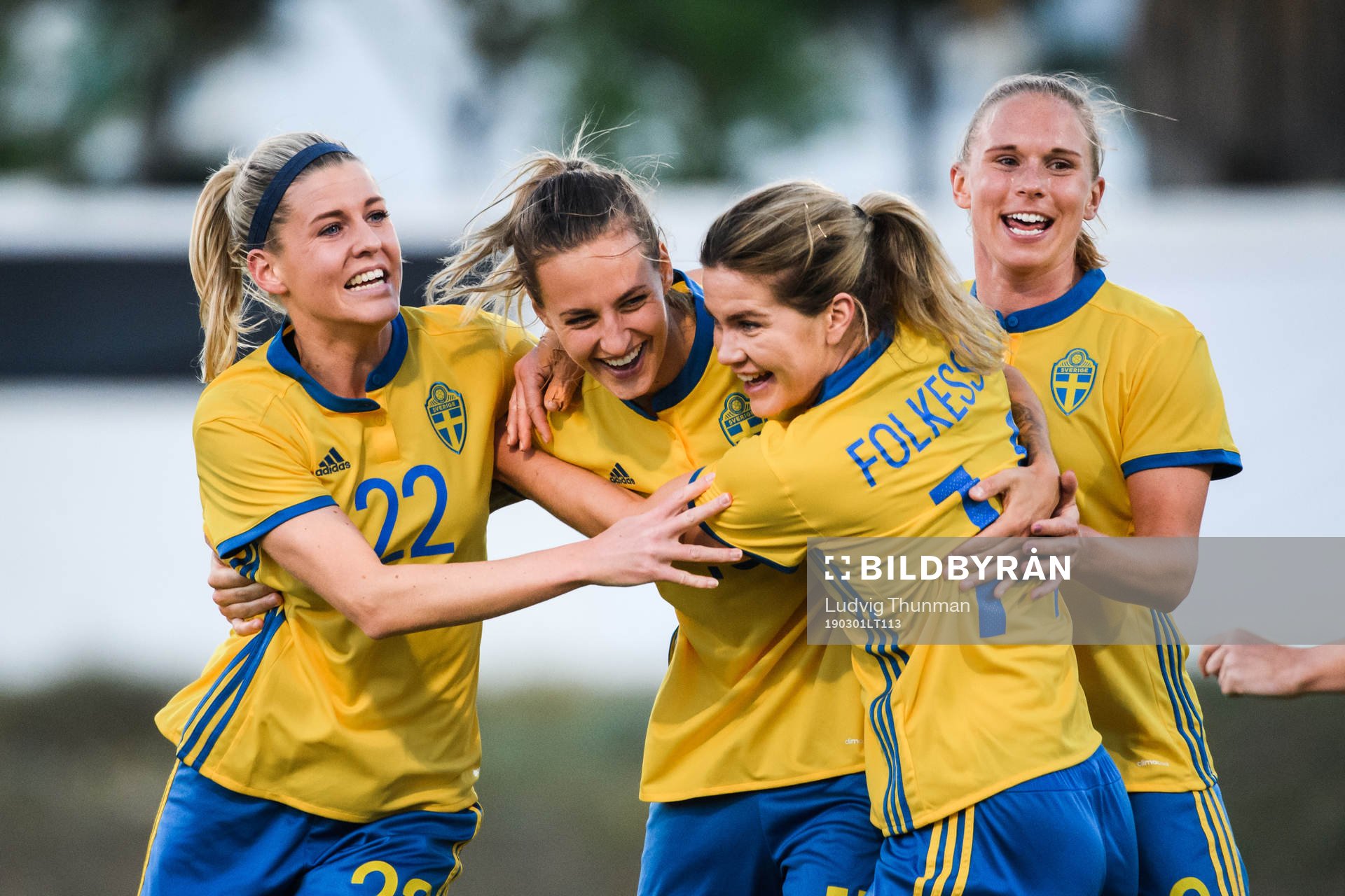 Olivia Schough, Nathalie Björn and Hanna Folkesson of