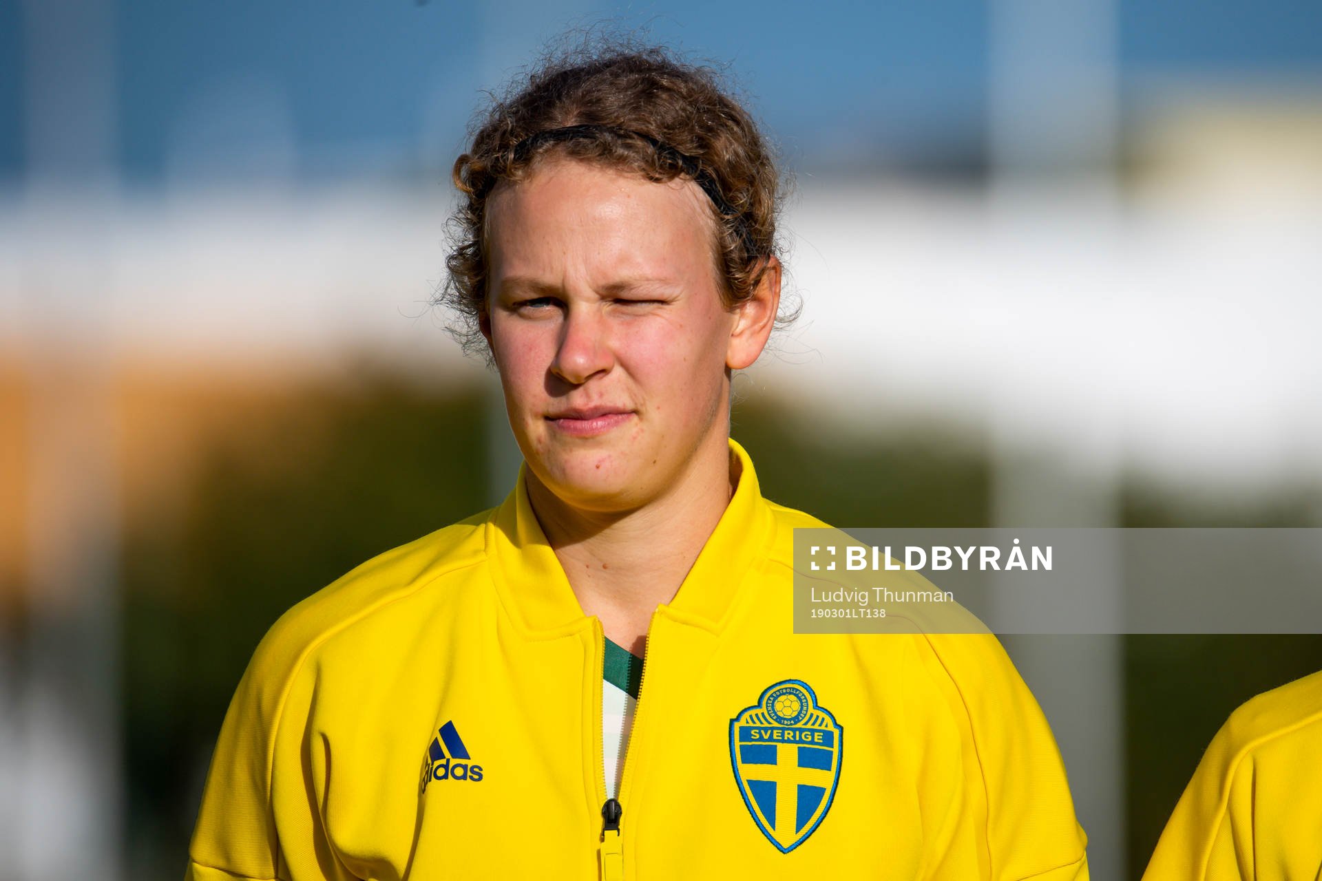 Goalkeeper Cajsa Andersson of Sweden