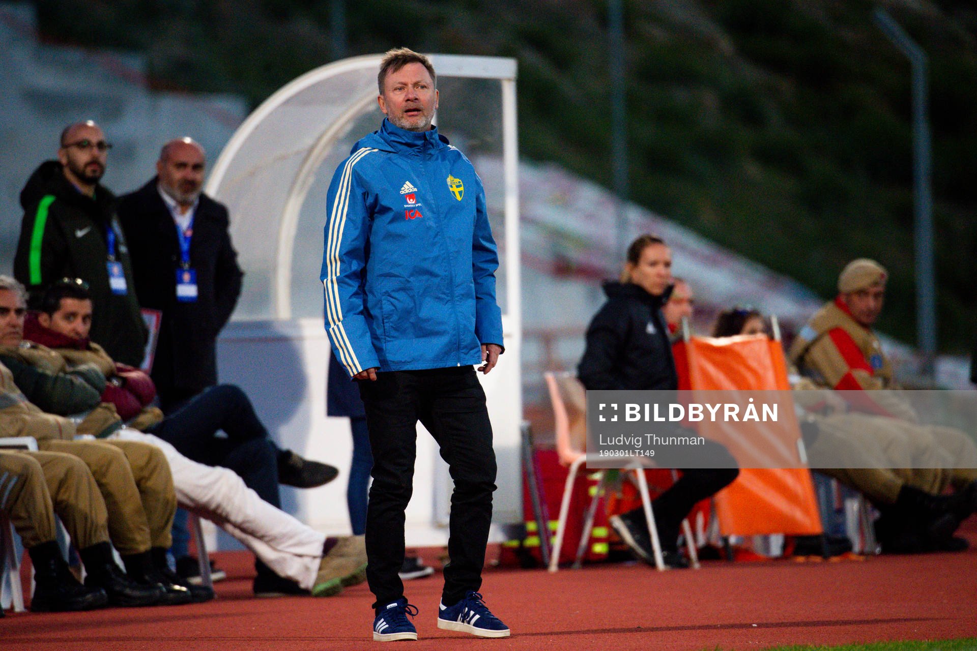 Peter Gerhardsson, head coach of Sweden