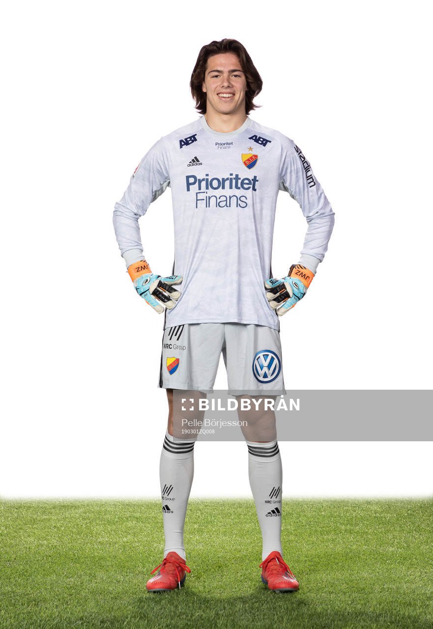Djurgårdens målvakt Jacob Widell Zetterström