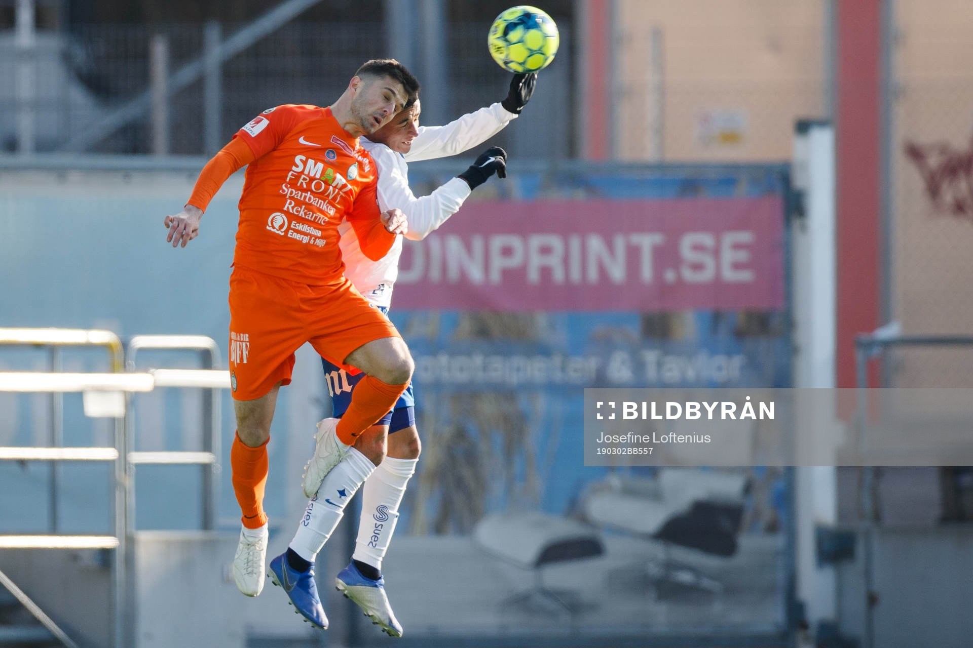 IFK Norrköpings Ian Smith and AFC Eskilstunas