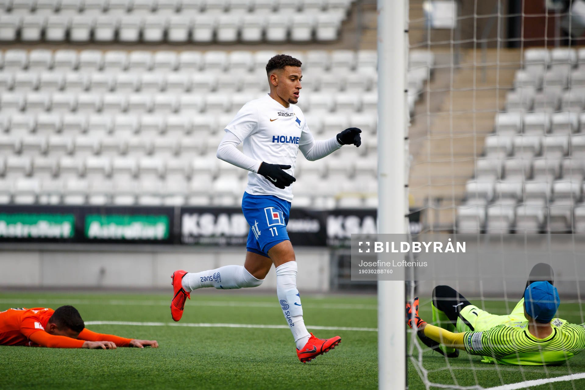 Norrköpings Jordan Larsson jublar