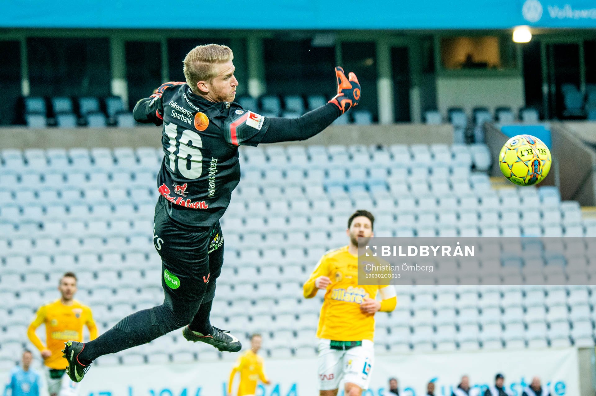 Falkenbergs målvakt Hampus Nilsson