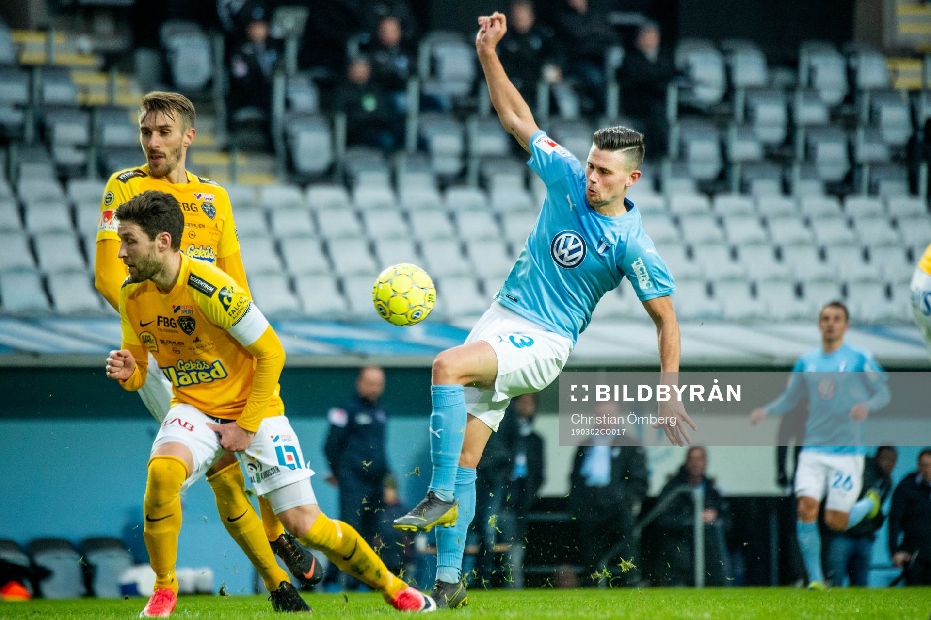 Malmö FFs Marcus Antonsson mot Falkenbergs Tibor Brink Joza