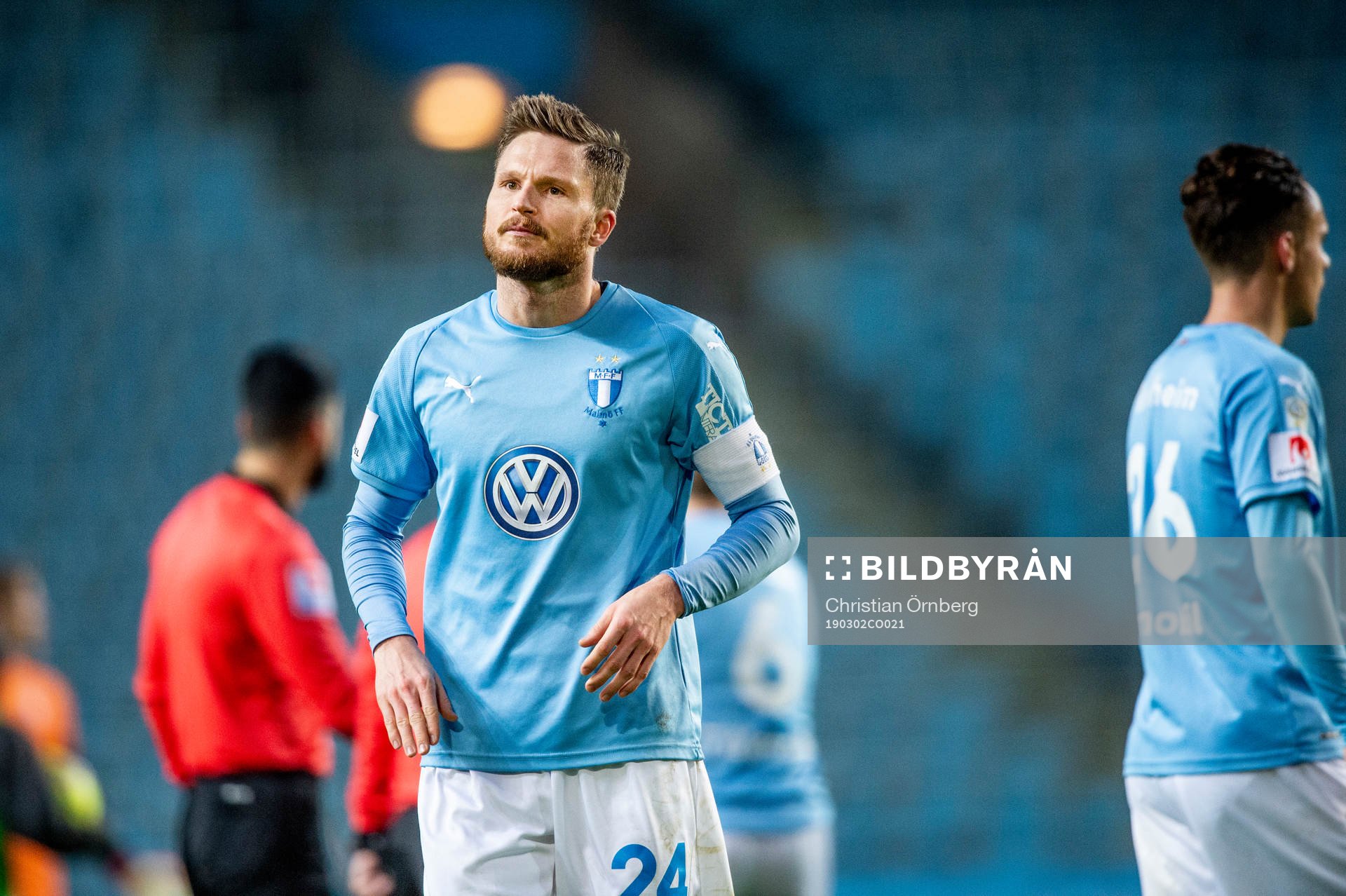 Malmö FFs Lasse Nielsen deppar
