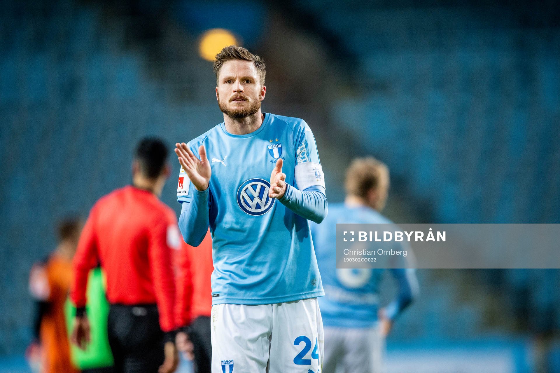 Malmö FFs Lasse Nielsen deppar