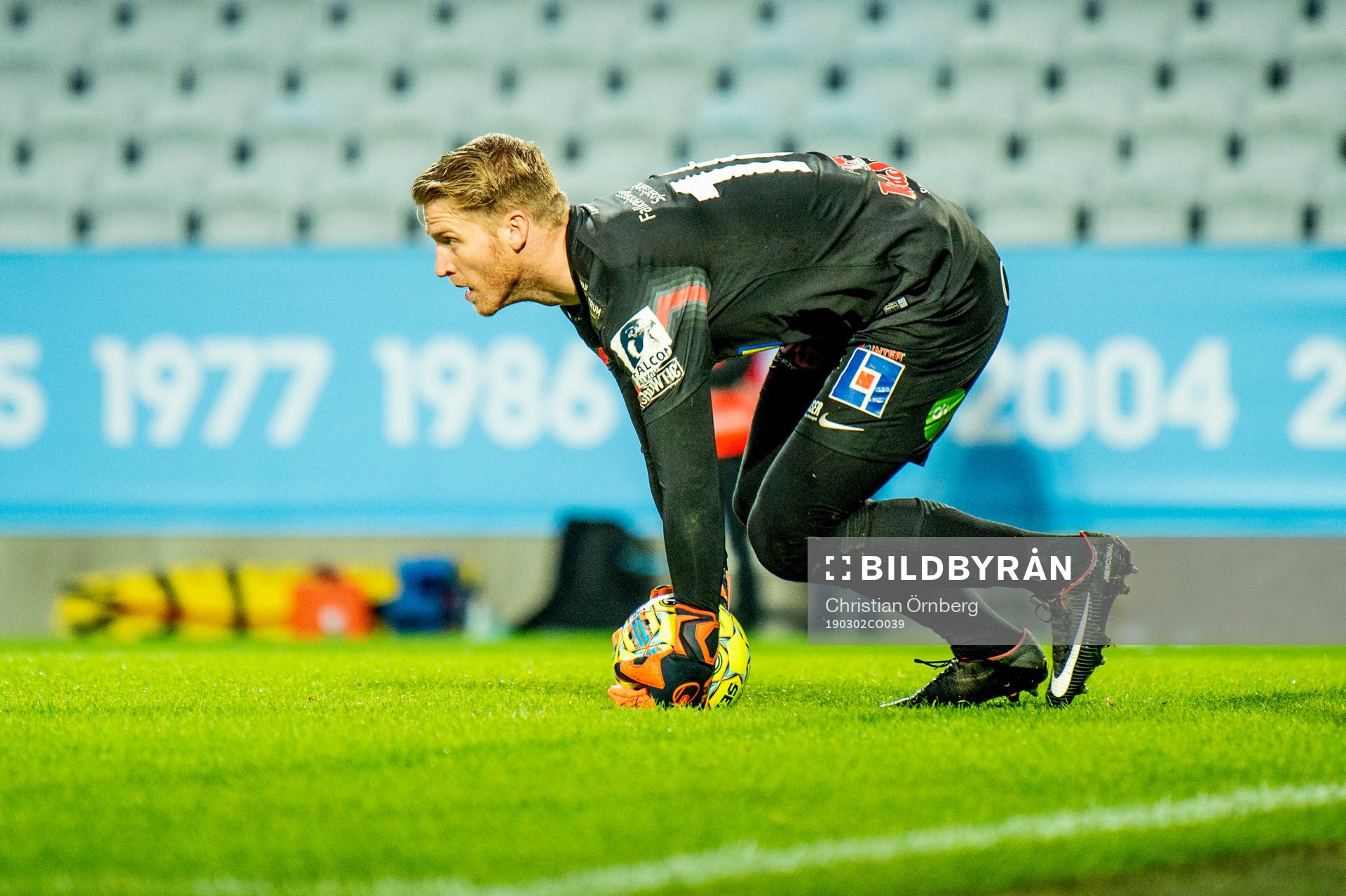 Falkenbergs målvakt Hampus Nilsson