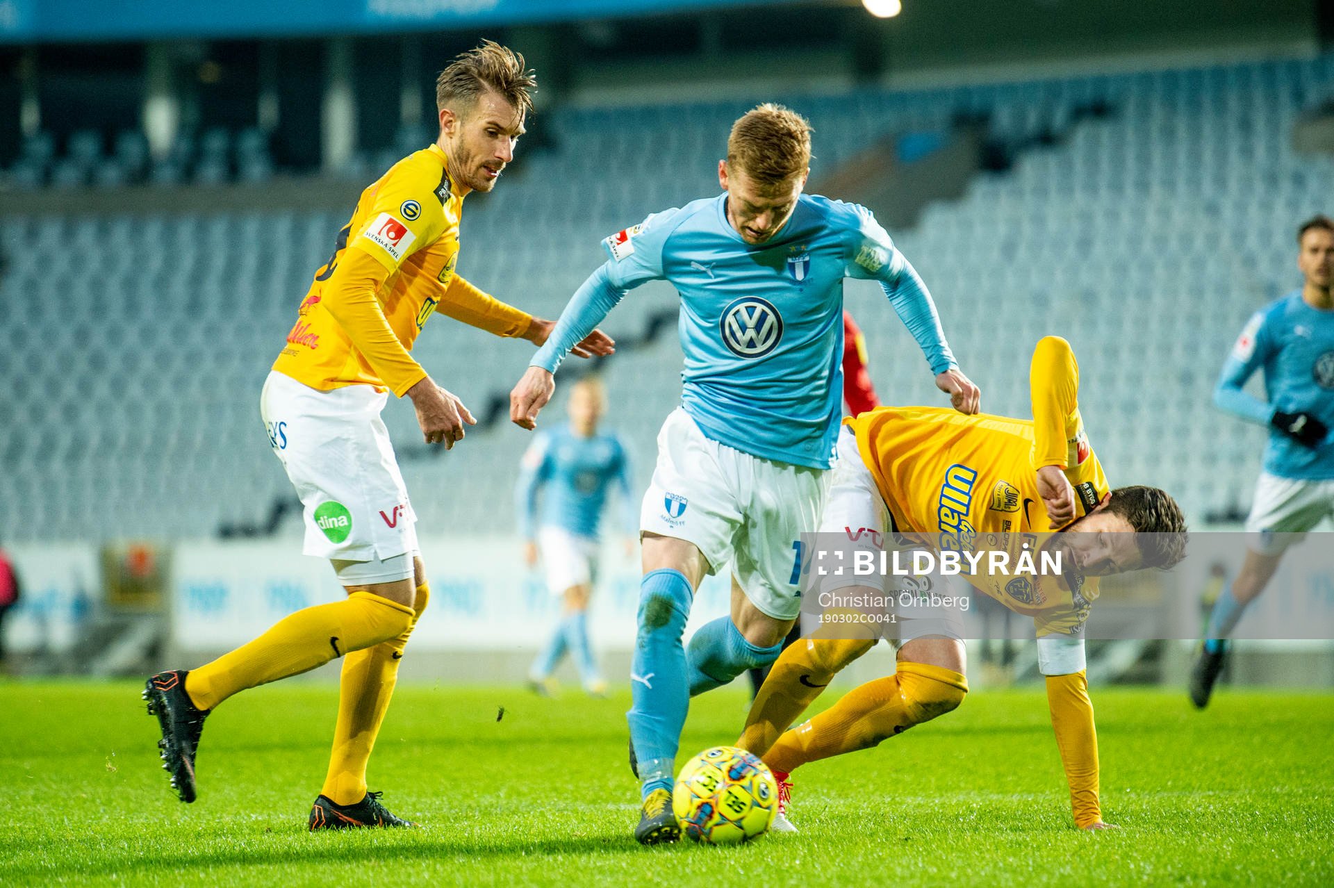 Malmö FFs Anders Christiansen mot Falkenbergs Tobias
