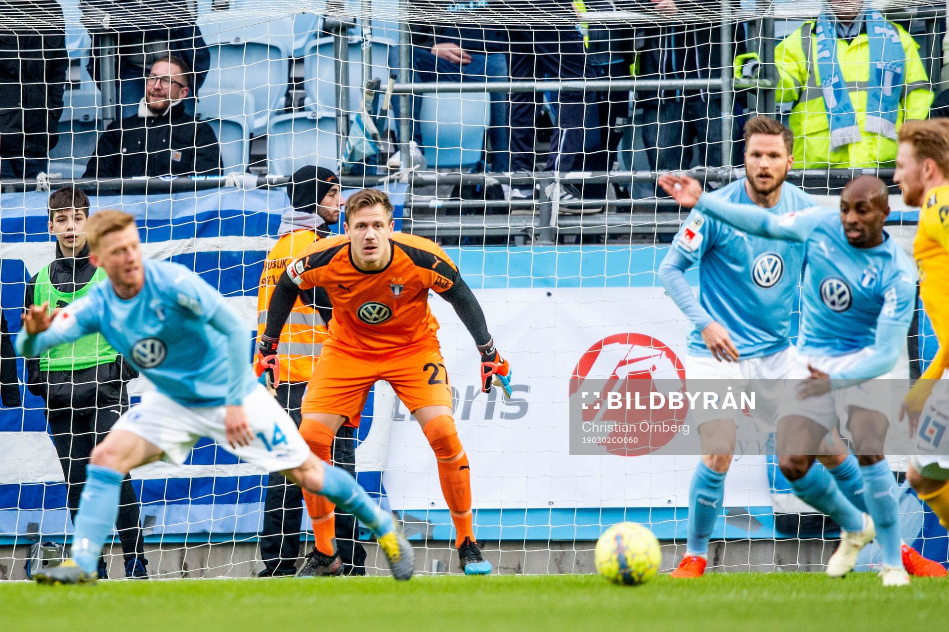Malmö FFs målvakt Johan Dahlin
