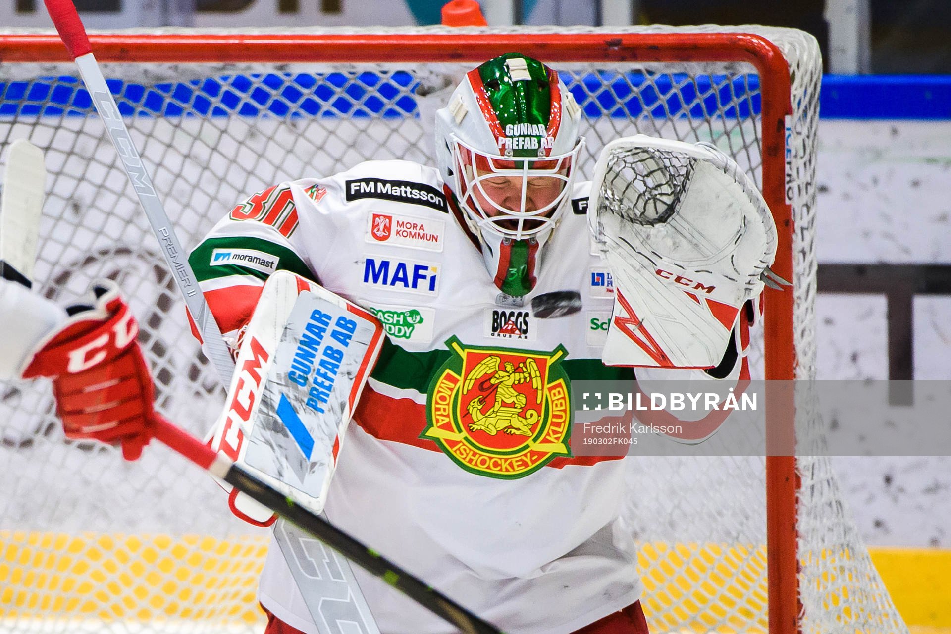 Moras målvakt Janne Juvonen