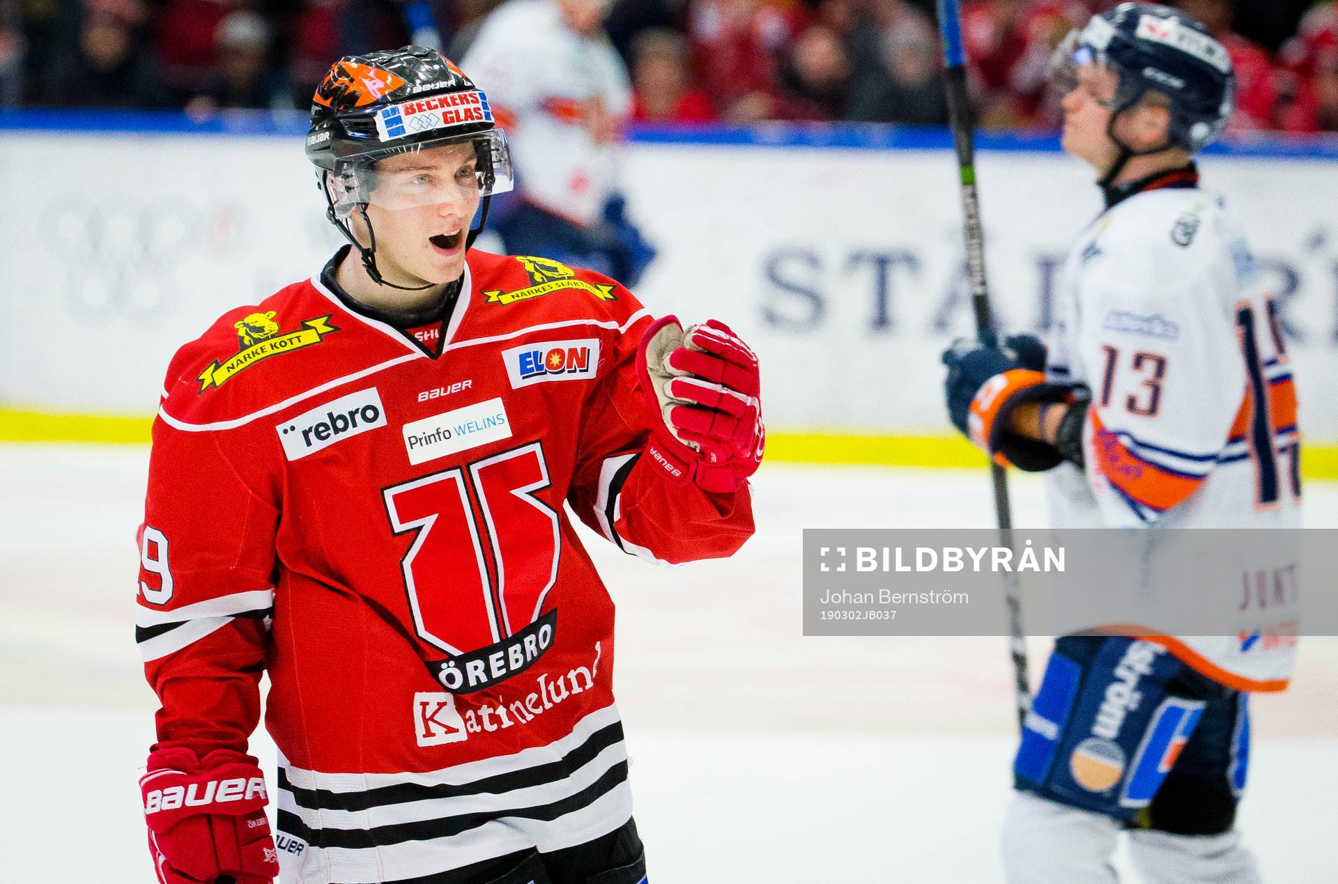 Örebros Patrik Virta jublar