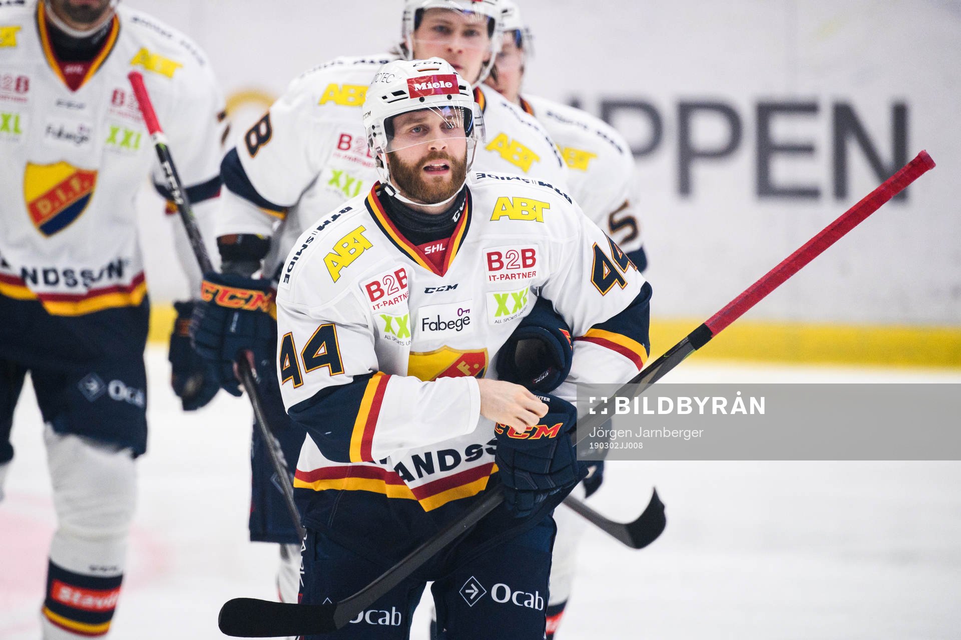Djurgårdens Mattias Guter jublar