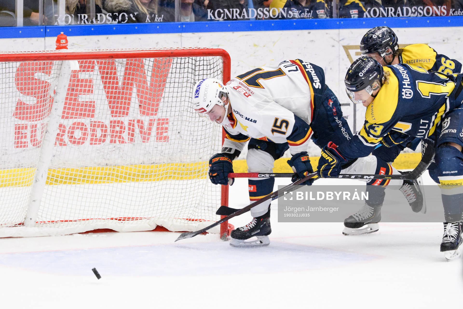 Djurgårdens Jakob Lilja med målchans i tom målbur