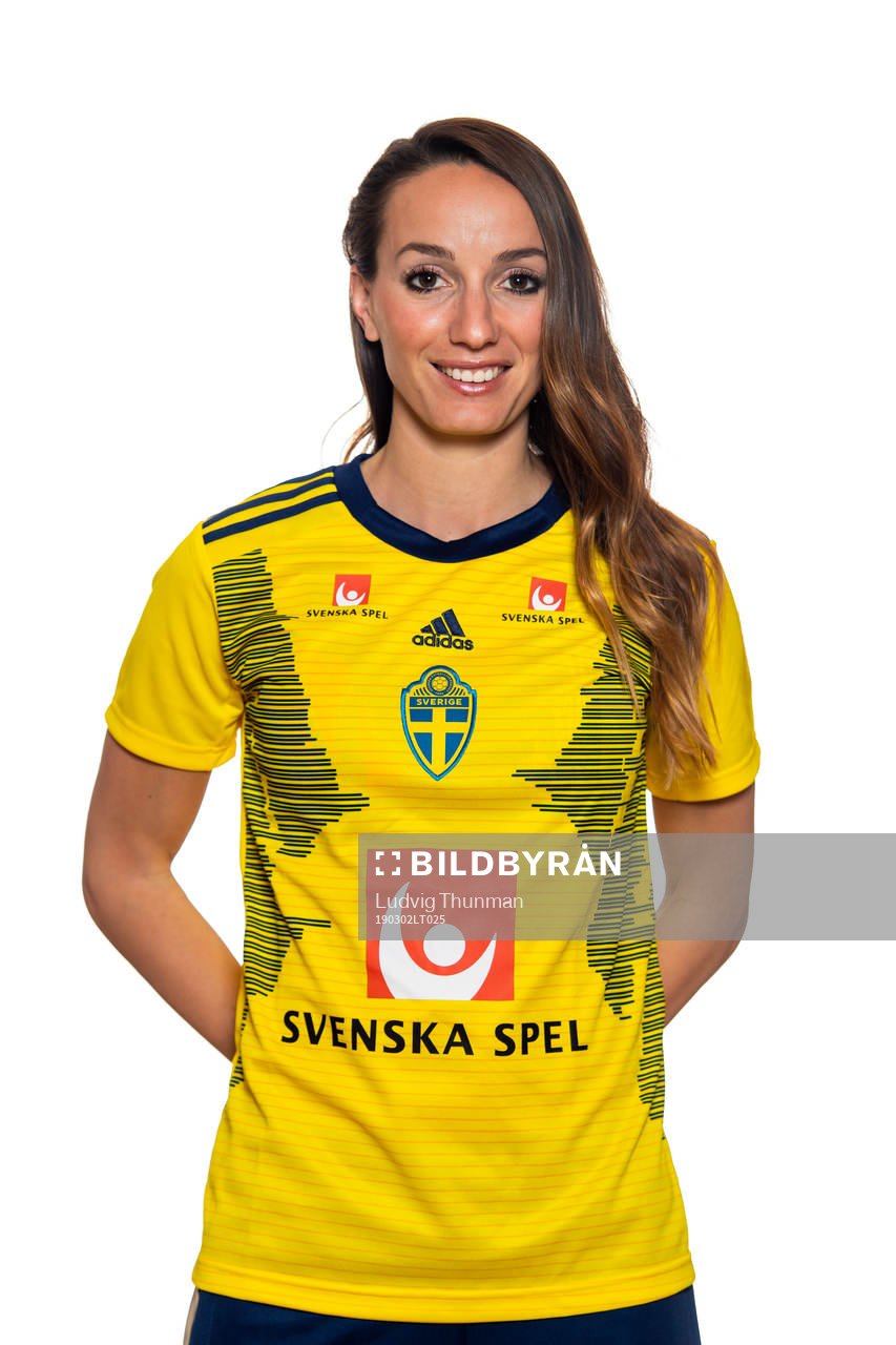Kosovare Asllani of Sweden poses for a portrait