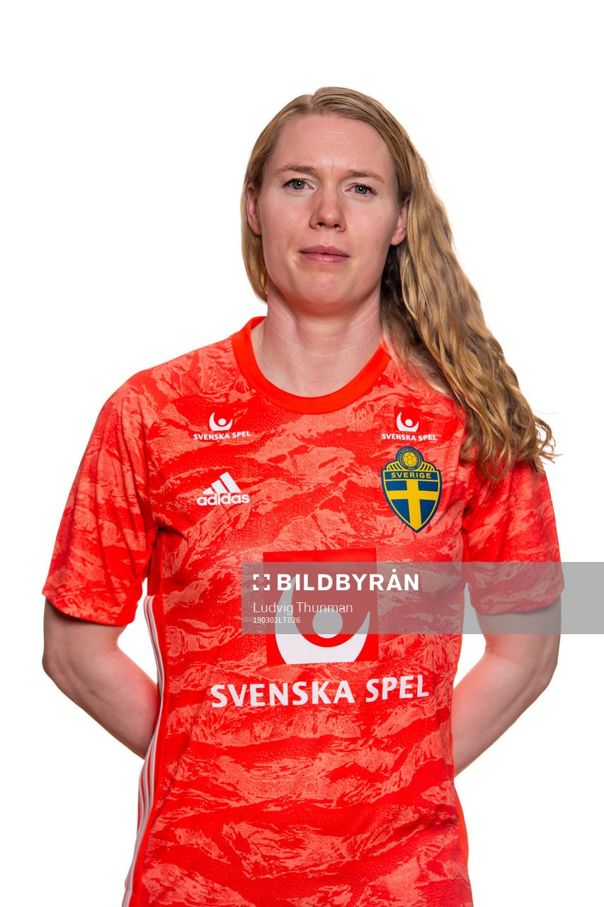 Goalkeeper Hedvig Lindahl of Sweden poses for a portrait