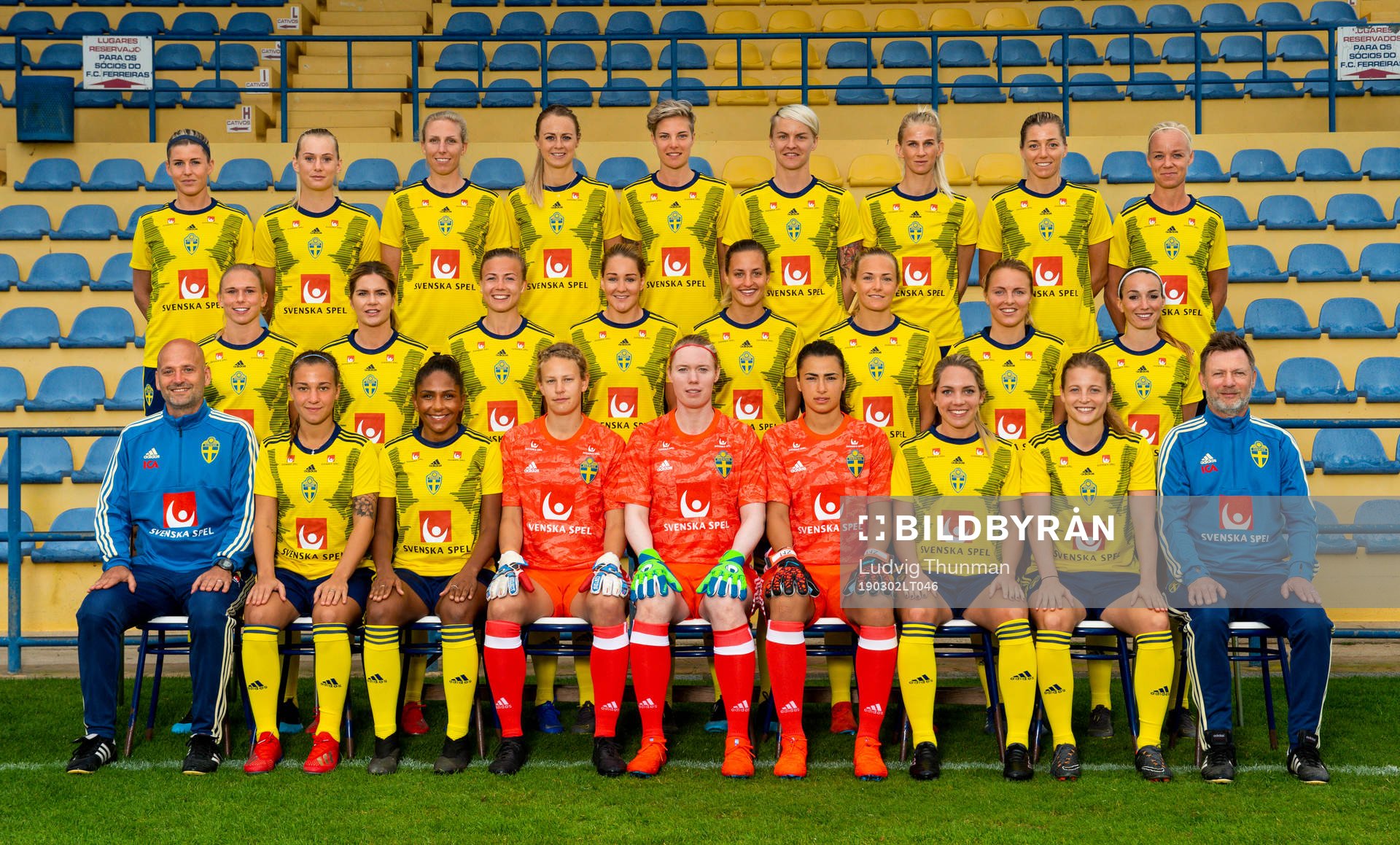 Olivia Schough, Stina Blackstenius, Sandra Adolfsson,