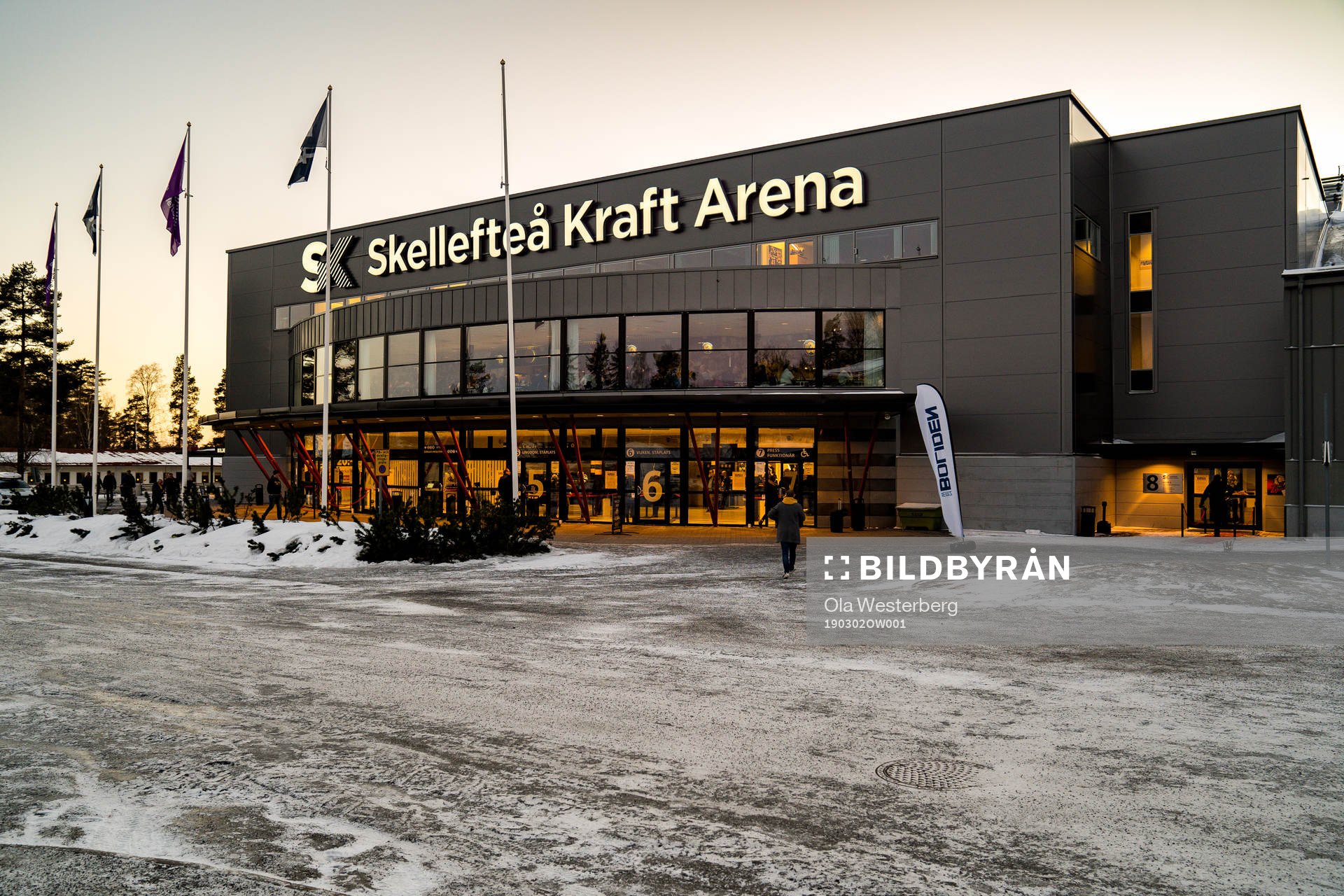 Skellefteå Kraft Arena exteriört