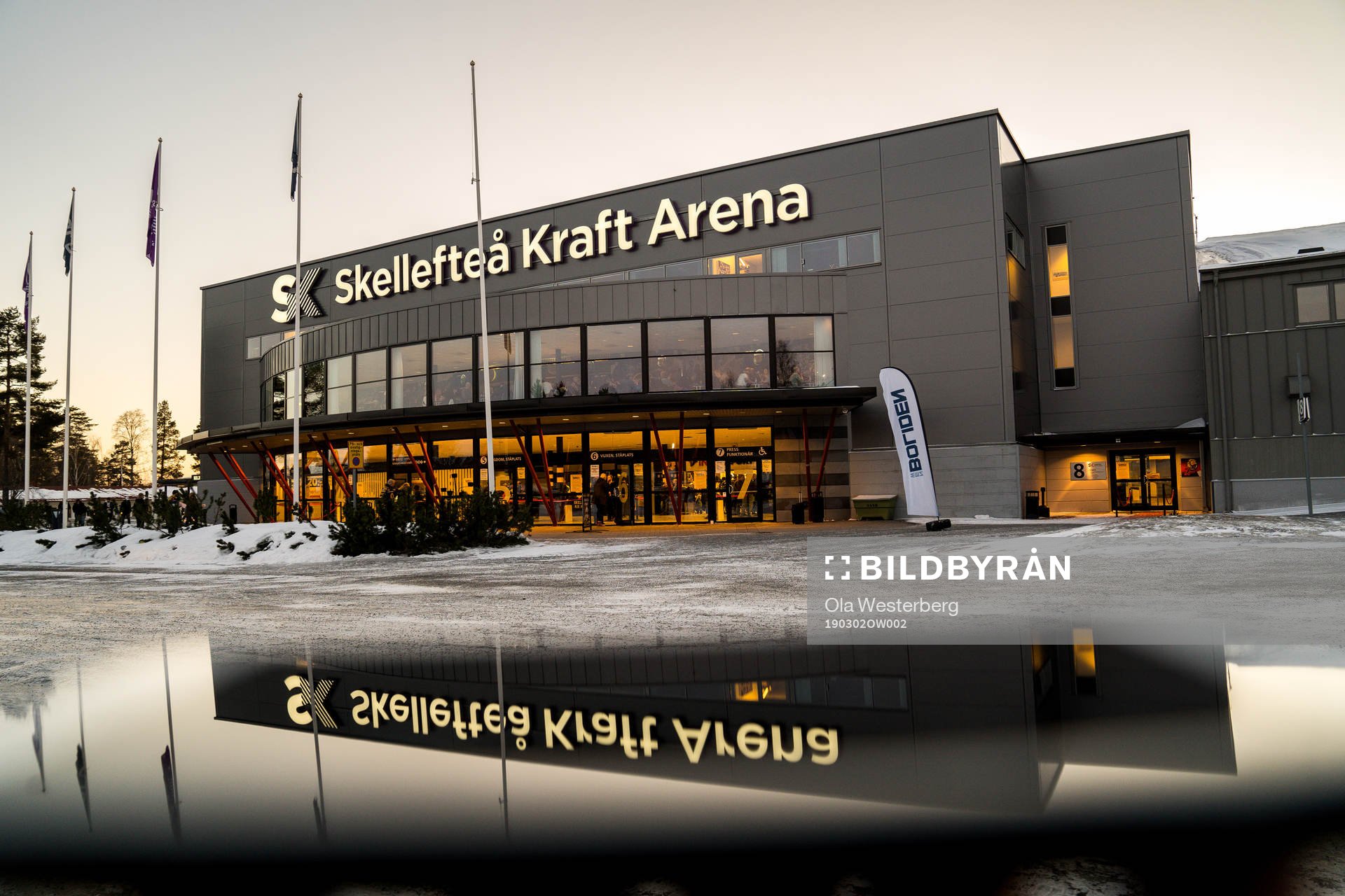 Skellefteå Kraft Arena exteriört