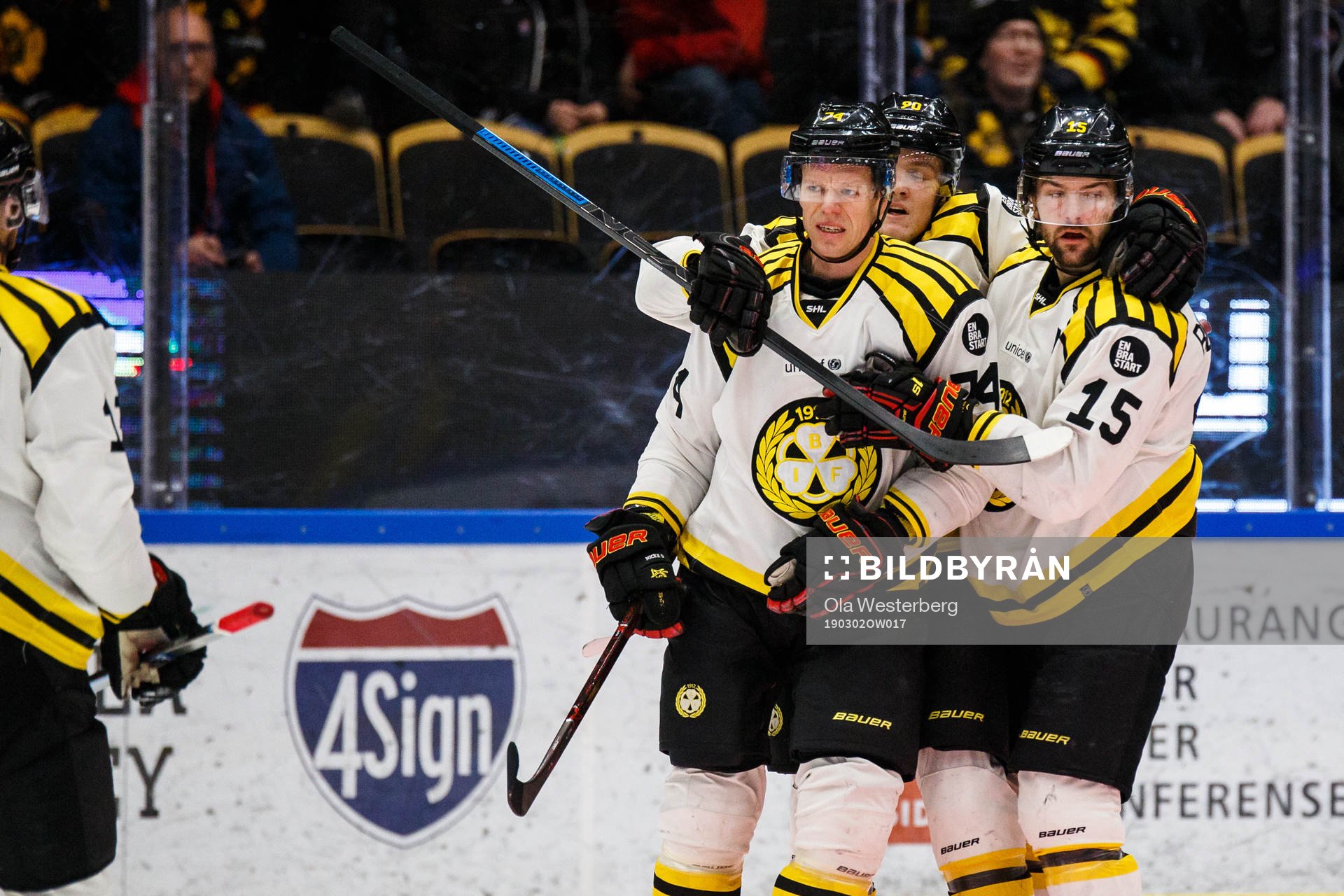 Brynäs Nicklas Danielsson , Jesper Boqvist och Simon
