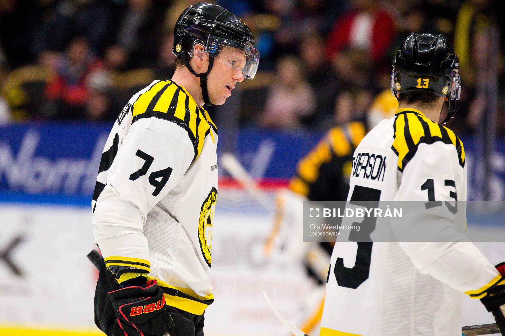 Brynäs Nicklas Danielsson och Ryan Gunderson