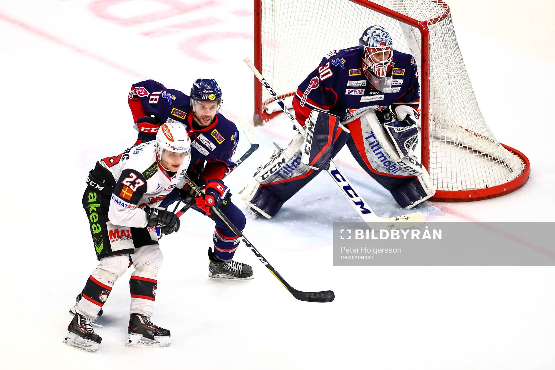 Malmö Redhawks Christoffer Forsberg , Linköpings James