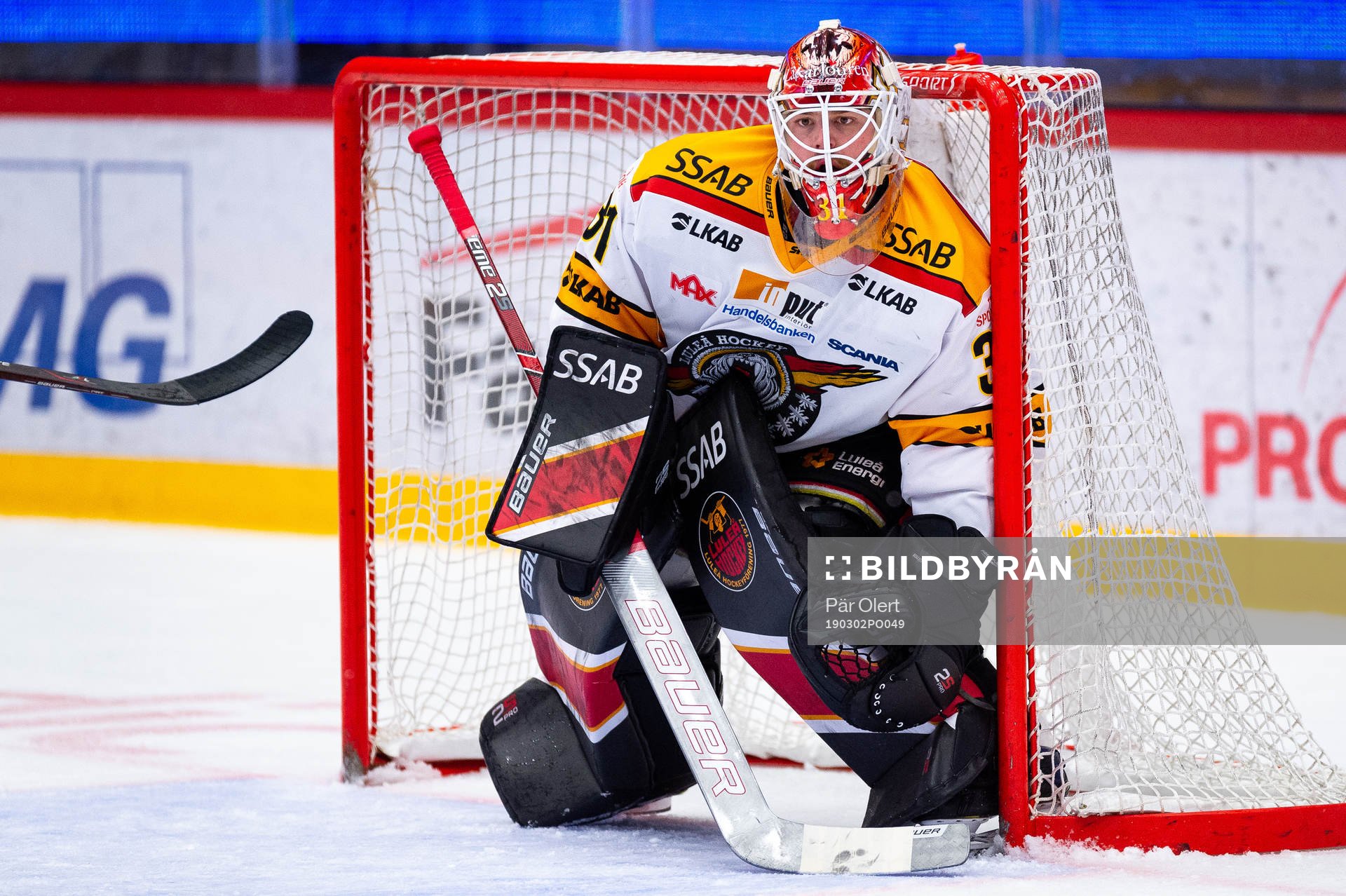Luleås målvakt Niklas Rubin