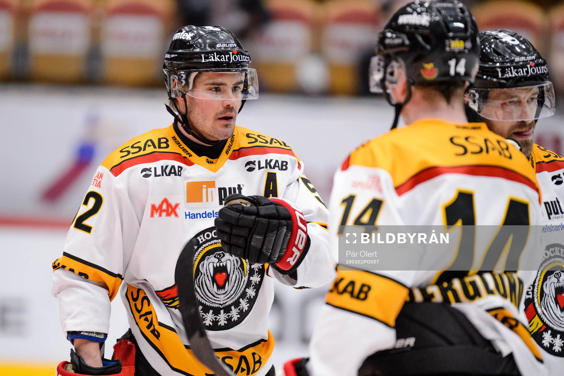 Luleås Karl Fabricius jublar