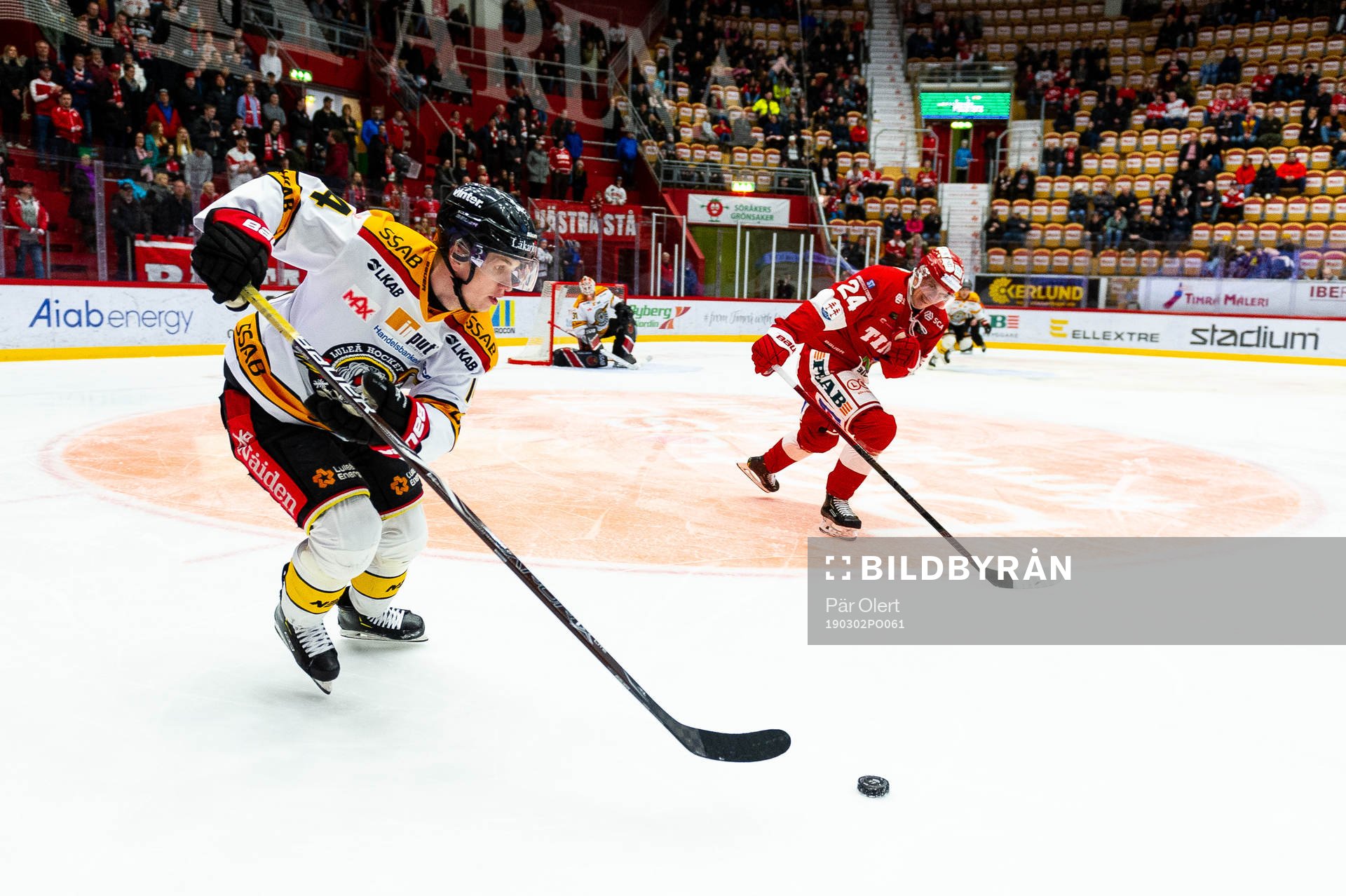 Luleås Jonas Berglund och Timrås Andreas Molinder