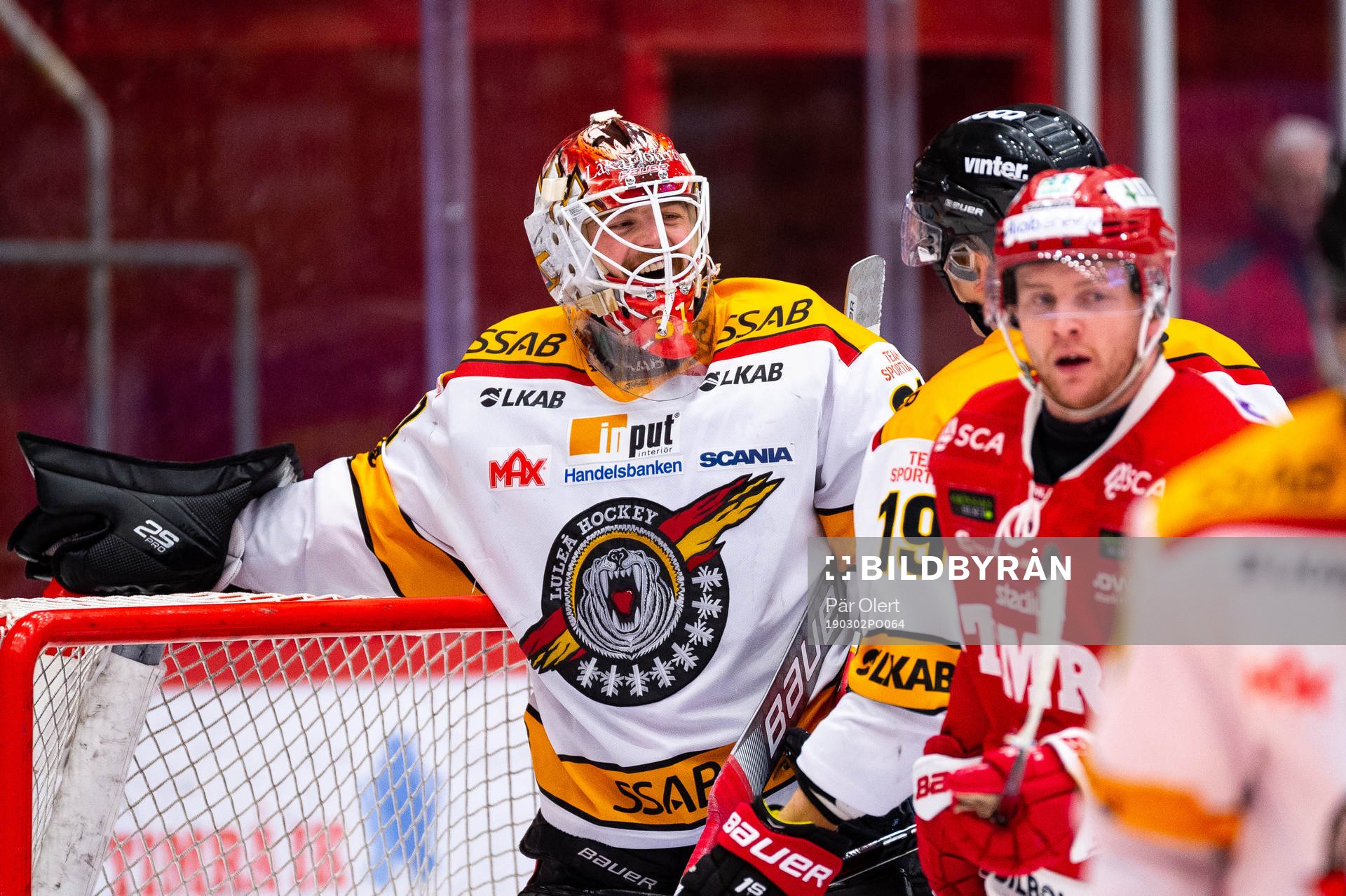 Luleås målvakt Niklas Rubin