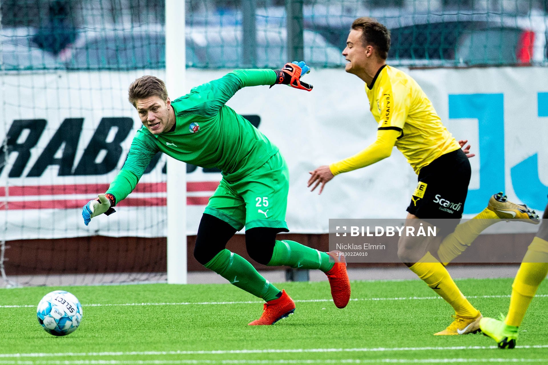 Helsingborgs målvakt Kalle Joelsson