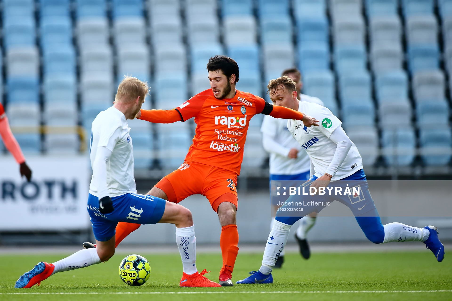 AFC Eskilstunas Anel Rashkaj och IFK Norrköpings Kalle