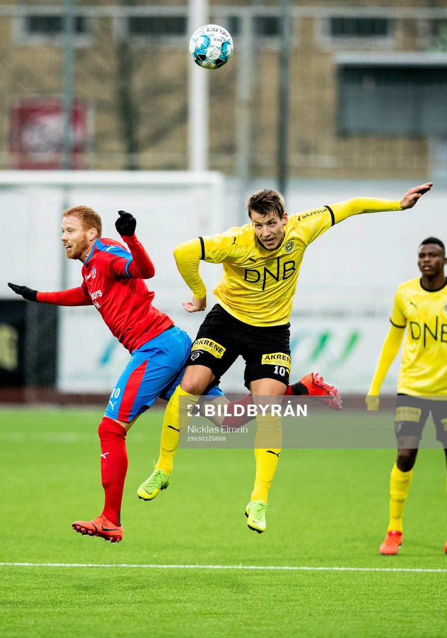Helsingborgs Alexander Farnerud  mot Lillestrøms Thomas