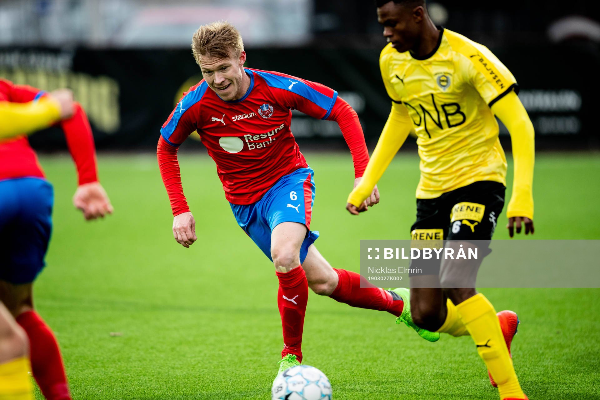 Helsingborgs Andreas Landgren mot Lillestrøms Ifeanyi