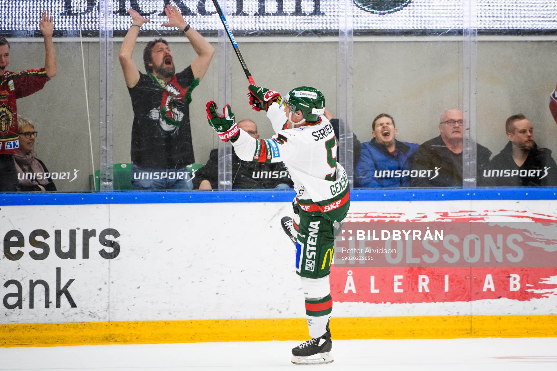 Frölundas Chay Genoway jublar