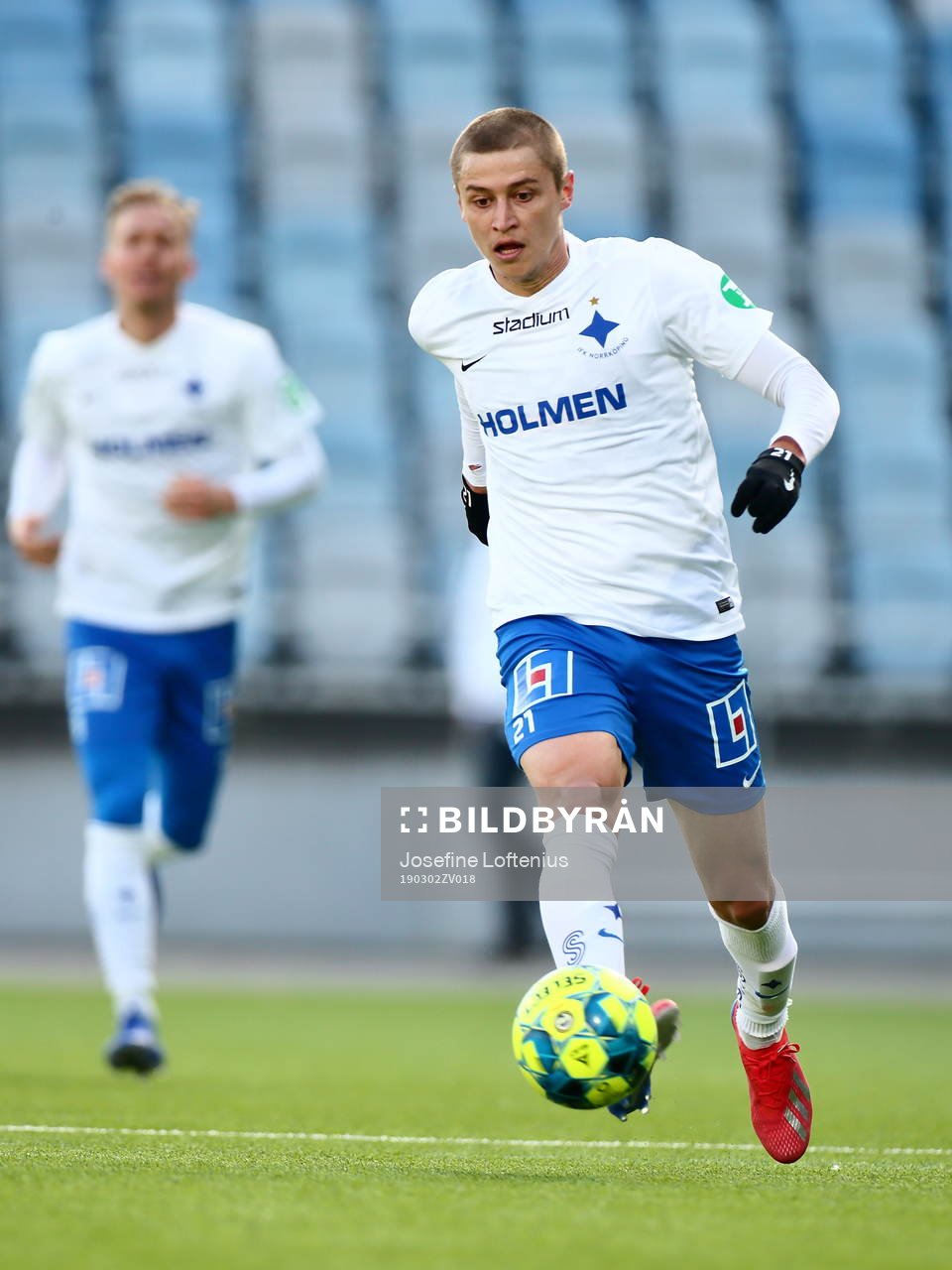 IFK Norrköpings Simon Thern och IFK Norrköpings Gudmundur