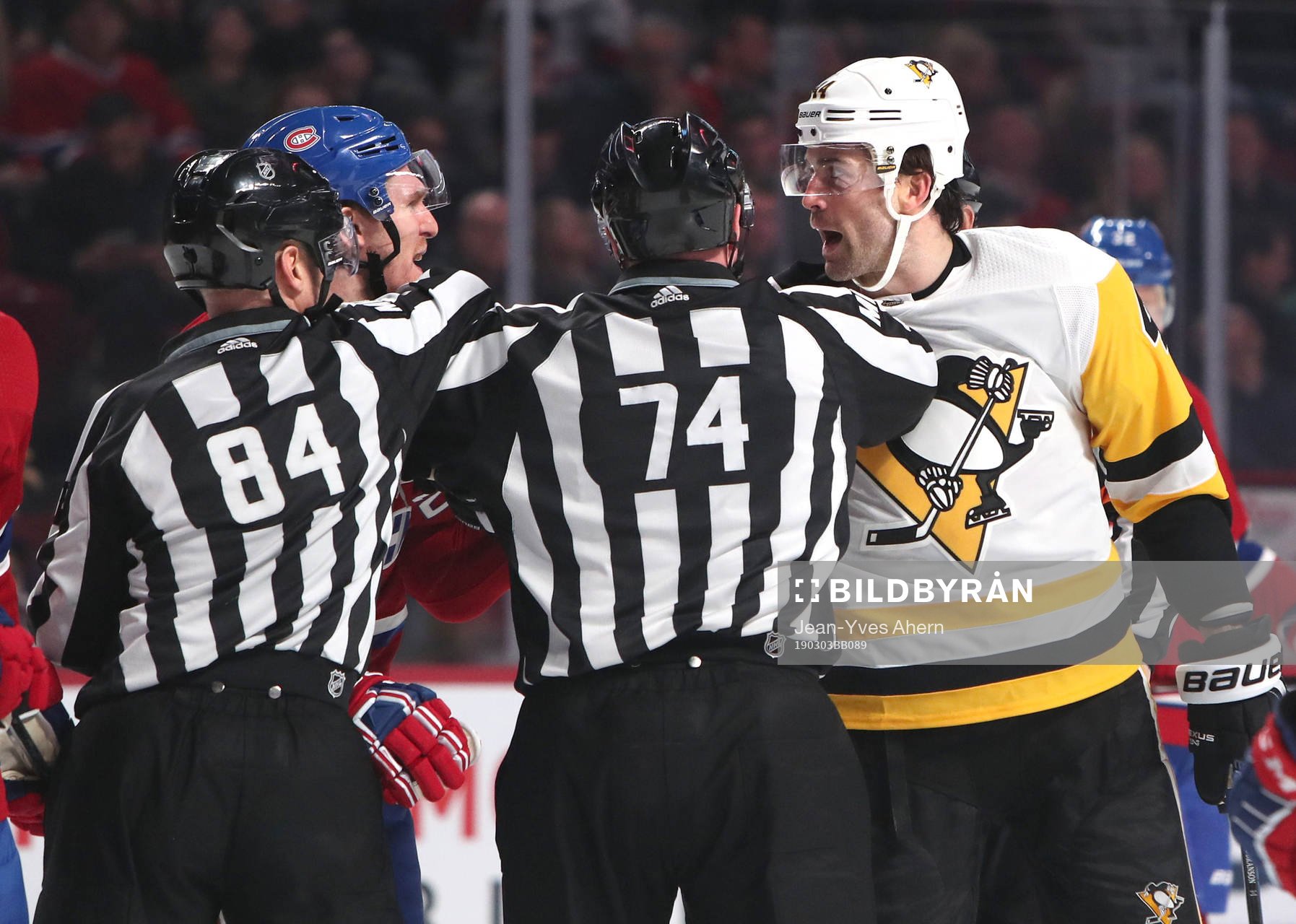 Ishockey, NHL Mar 2, 2019; Montreal, Quebec, CAN; Montreal