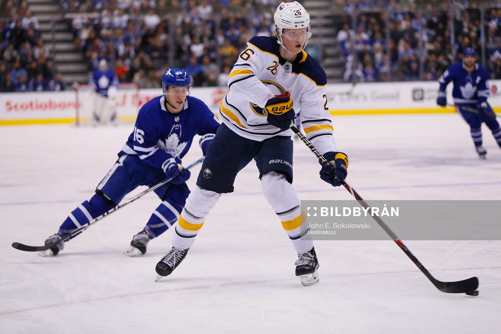 Ishockey, NHL Mar 2, 2019; Toronto, Ontario, CAN; Buffalo