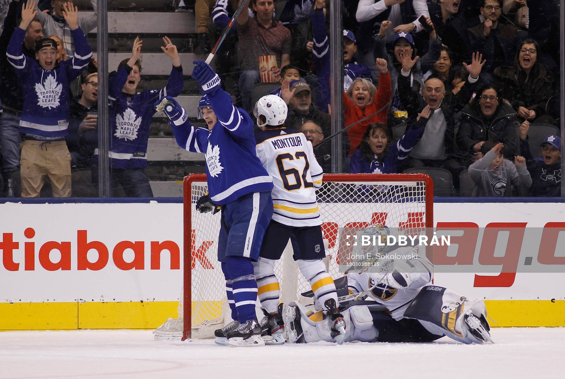 Ishockey, NHL Mar 2, 2019; Toronto, Ontario, CAN; Toronto