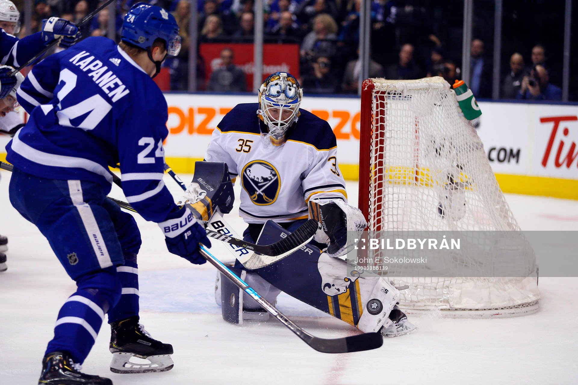 Ishockey, NHL Mar 2, 2019; Toronto, Ontario, CAN; Buffalo