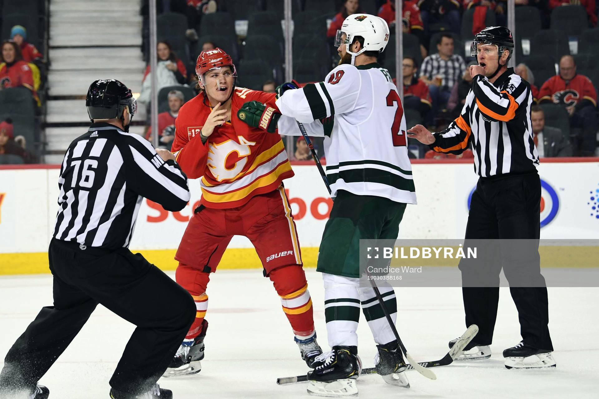 Ishockey, NHL Mar 2, 2019; Calgary, Alberta, CAN; Calgary