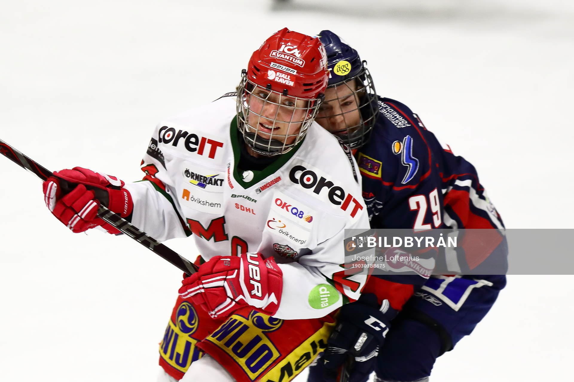 Modos Michela Cava och Linköpings Emma Murén