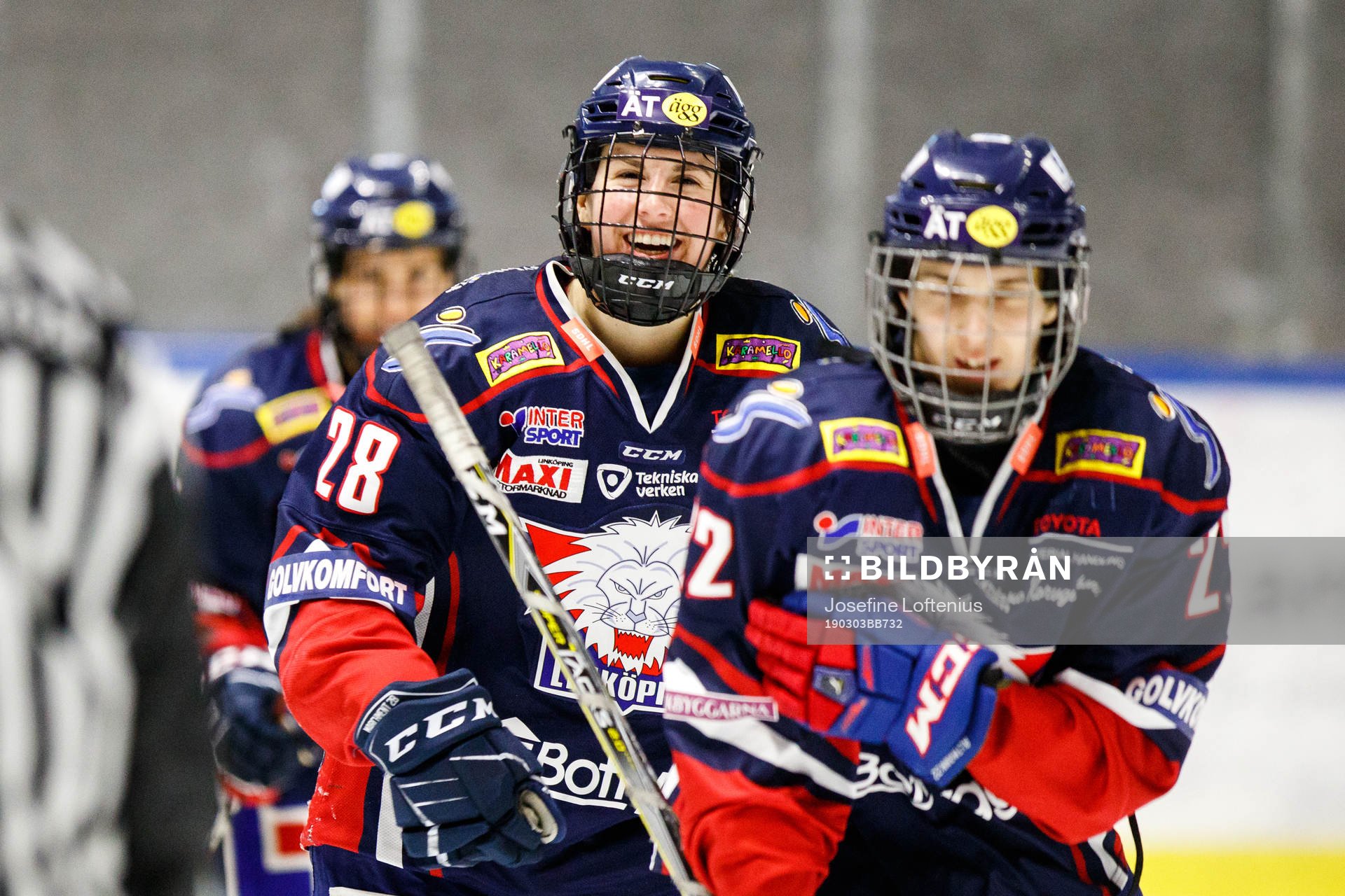 Linköpings Kennedy Marchment jublar